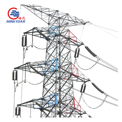 Alta tensão elétrica do ângulo da torre da transmissão de 220KV 330kV