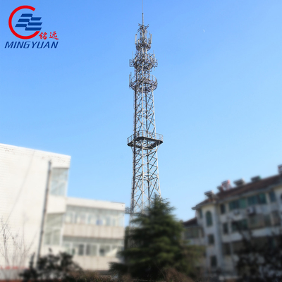 Autossuficiente antena triangular galvanizada da transmissão da torre 30m 45m 60m Q355B G/M da pilha