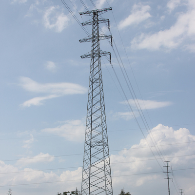 Das linhas elétricas elétricas da torre de Q235b torre angular de alta tensão galvanizada