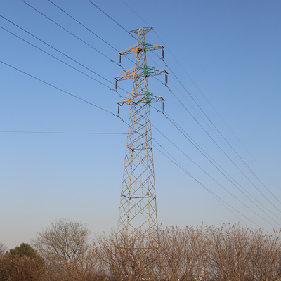 Das linhas elétricas elétricas da torre de Q235b torre angular de alta tensão galvanizada
