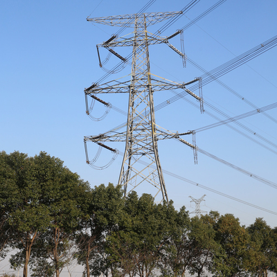 Das linhas elétricas elétricas da torre de Q235b torre angular de alta tensão galvanizada