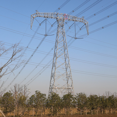 Das linhas elétricas elétricas da torre de Q235b torre angular de alta tensão galvanizada