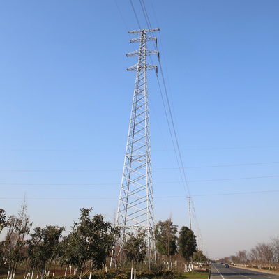 Da torre elétrica da transmissão do ANSI poder de alta tensão Q235b da tensão alta do ângulo