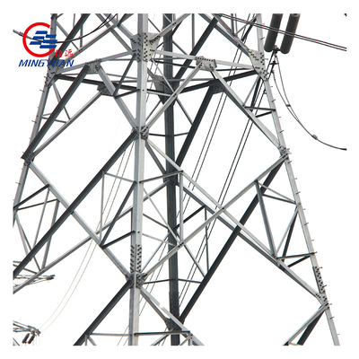 Alta tensão elétrica do ângulo da torre da transmissão de 220KV 330kV