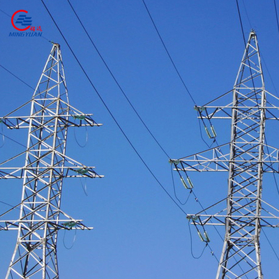 Q355b galvanizou a torre de poder de alta tensão da eletricidade entrelaça a linha de transmissão 220kv