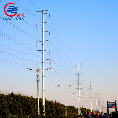 70ft 11kv polo de serviço público de aço, companhia de eletricidade octogonal Polos