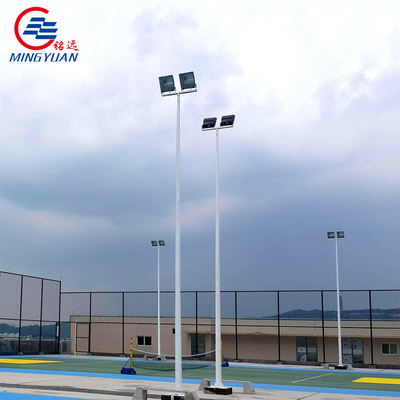 aço solar exterior claro do diodo emissor de luz de polo do mastro 40m alto de 30m para o estádio e o quadrado Q235b