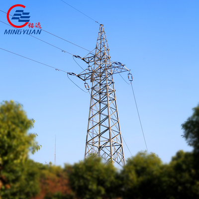 As linhas de transmissão de alta tensão Q355B de Electric Power galvanizaram a estrutura de aço Polo
