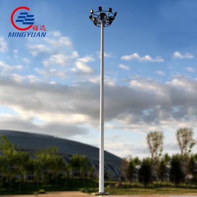 A iluminação alta de aço polo do mastro galvanizou octogonal cônico poligonal solar da lâmpada de rua do diodo emissor de luz