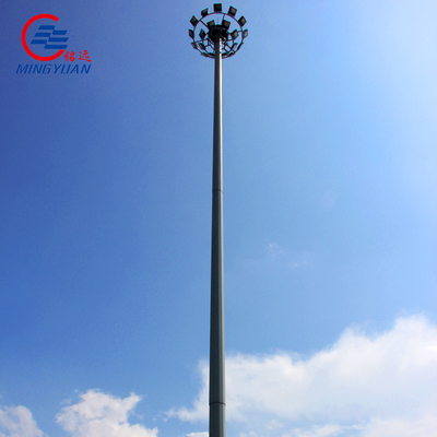 A iluminação alta de aço polo do mastro galvanizou octogonal cônico poligonal solar da lâmpada de rua do diodo emissor de luz