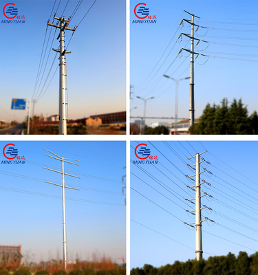 132kv Torre de transmissão elétrica galvanizado a quente