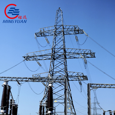 Torre de circuito duplo de alta tensão 66 Kv Voltagem