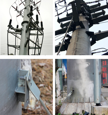 Torre de circuito duplo de alta tensão 66 Kv Voltagem